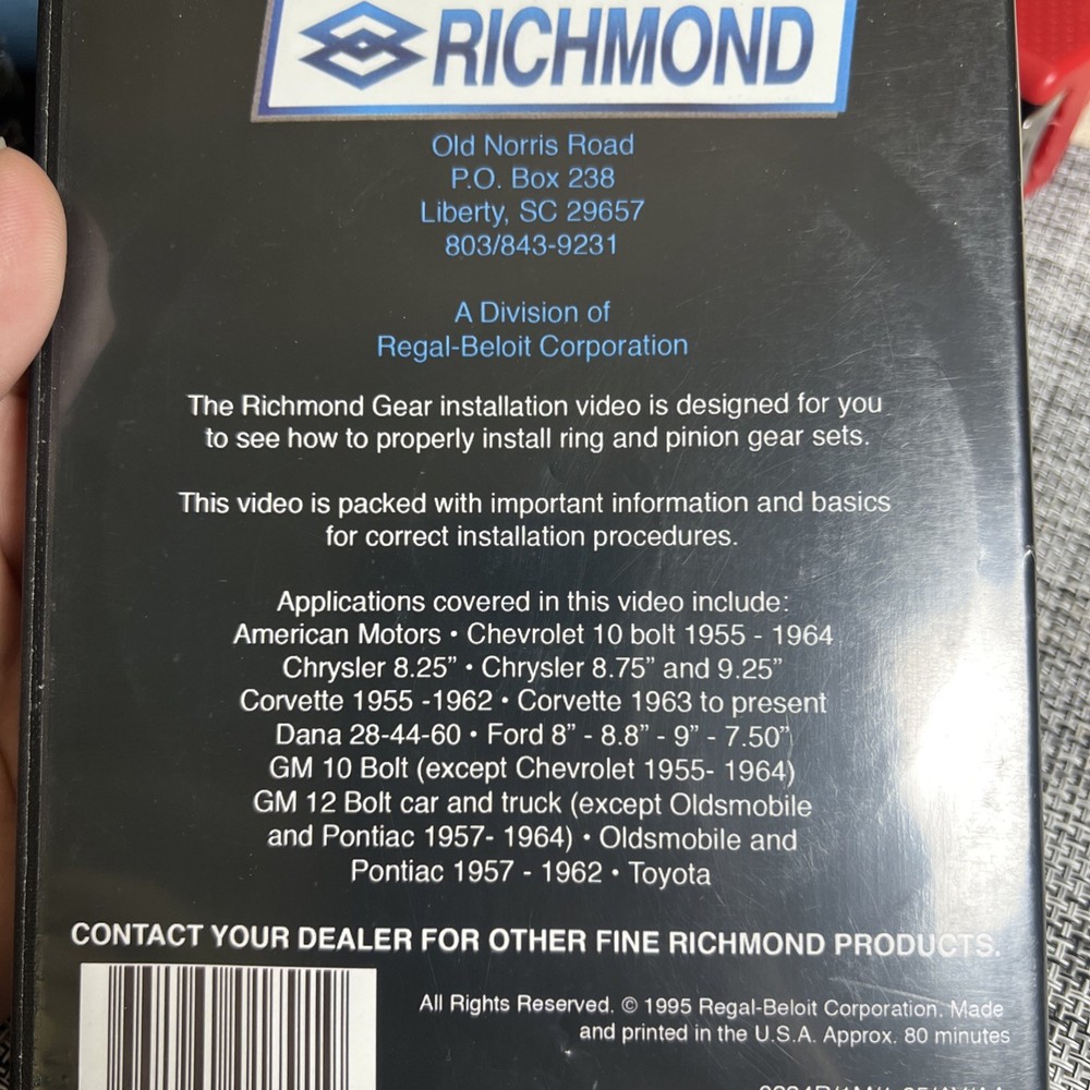 Richmond Ring And Pinion Installation Instruction DVD