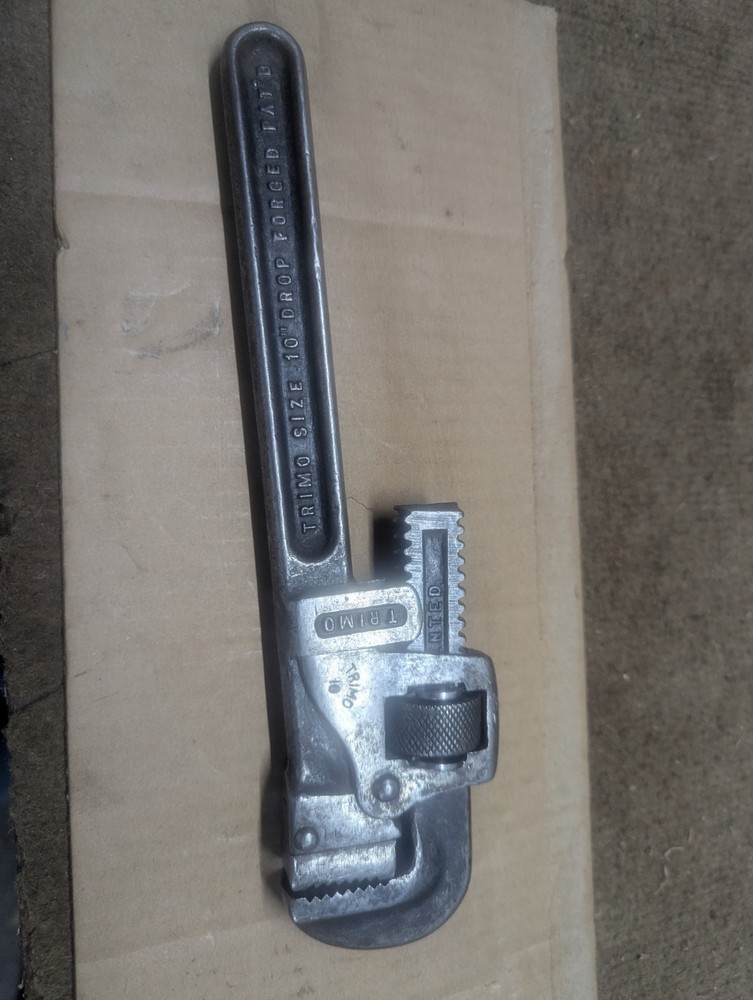 Vintage 10" TRIMO Pipe Wrench