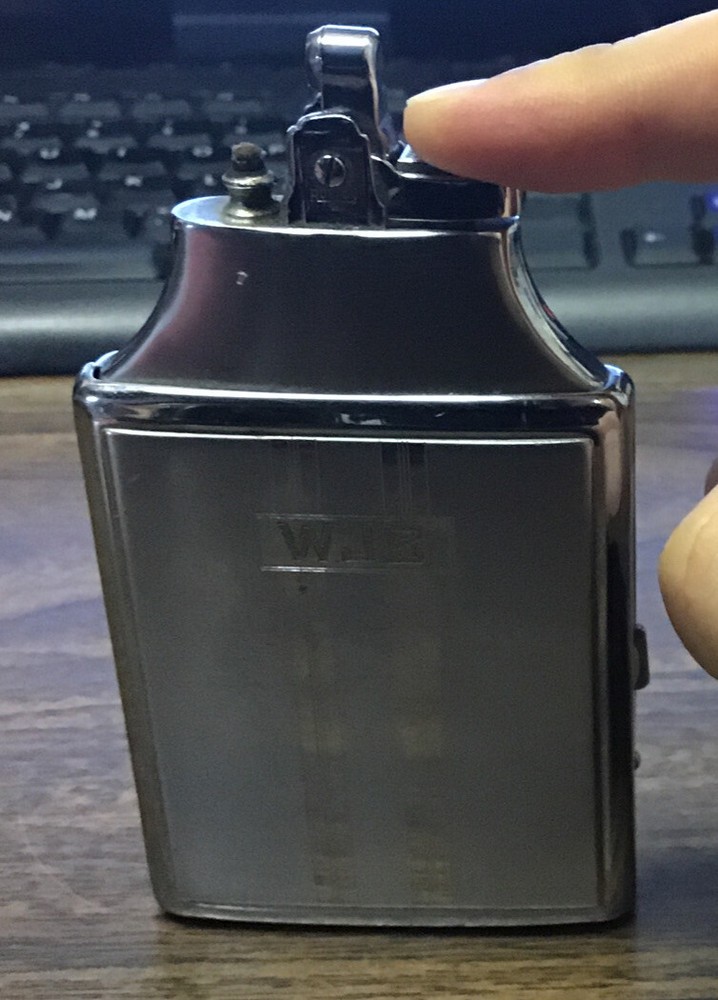 Ronson Metal Lighter And Cigarette Holder