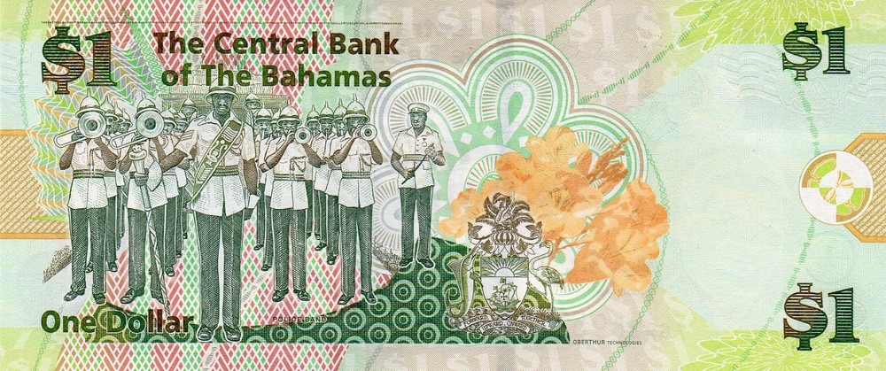 Bahamas Banknote 1 Dollar 2008 New never folded.