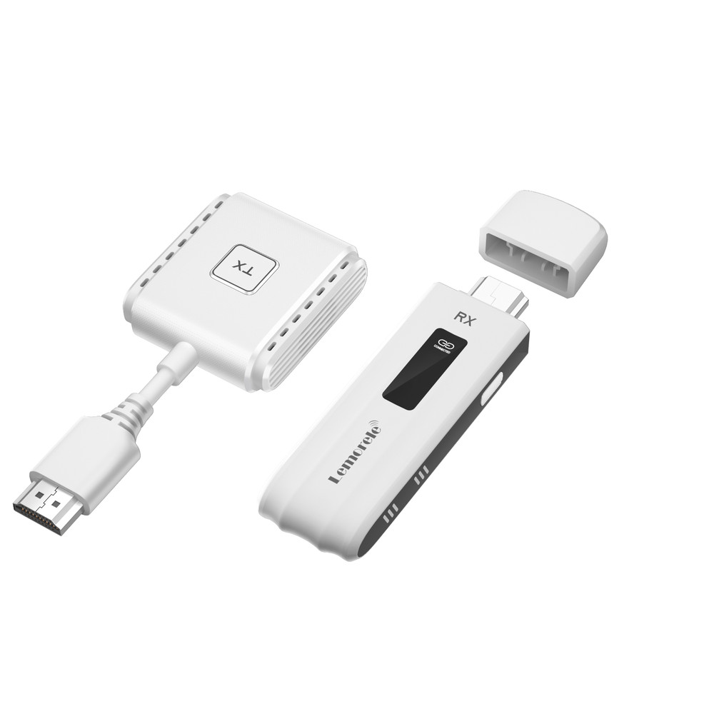 Lemorele Mini portable wireless HDMl transmitter and receiver 1080-50m stable