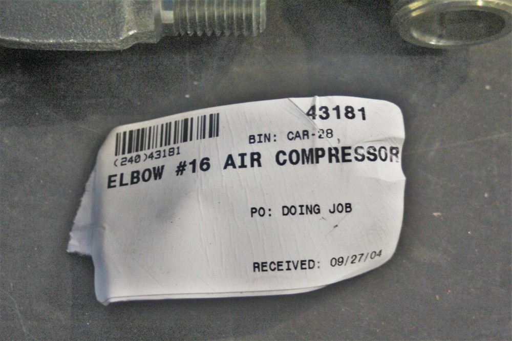 Air Compressor Elbow No. 16 2Pk