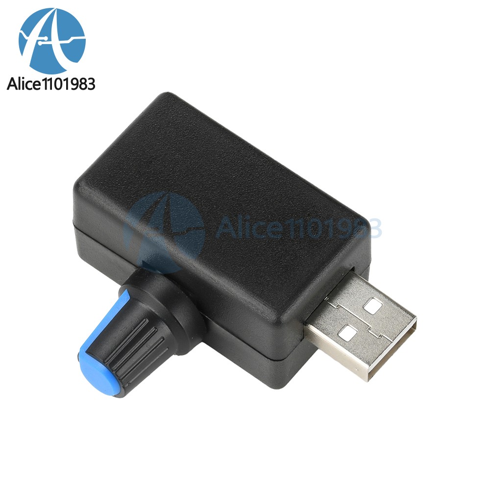 DC 4-12V 5W Mini USB Fan Speed Controller Adjustable Fan Speed Control Module