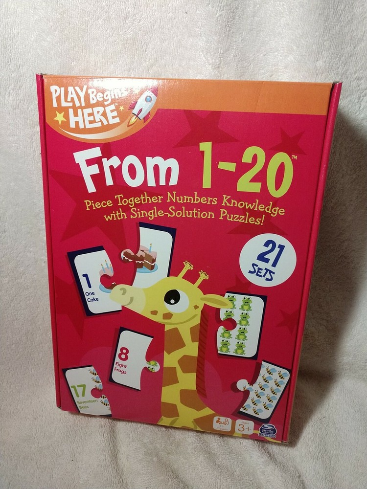From 1-20 Learning Numbers Puzzle Game (New)