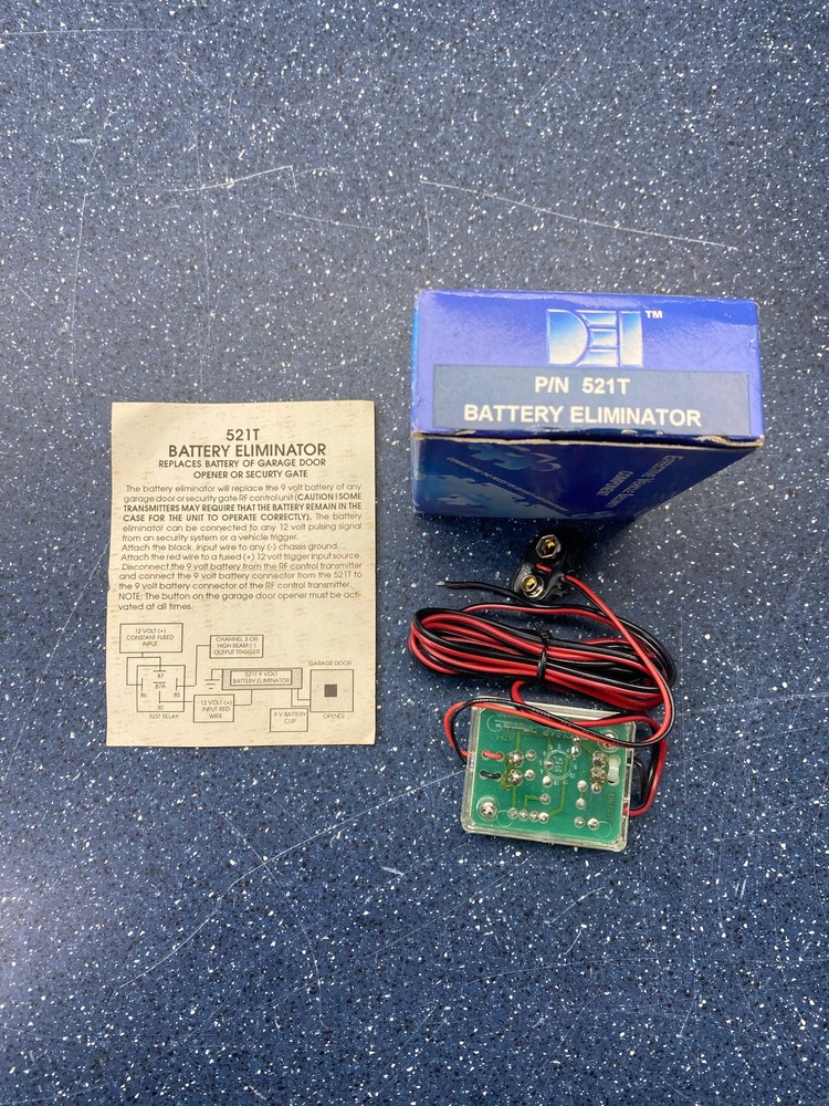 Directed DEI 521T Battery Eliminator Module Interface Car Security Alarm