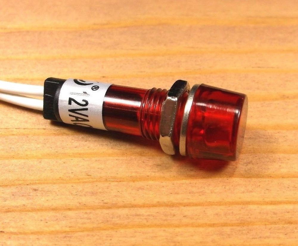 BBT 12 VDC Waterproof Red LED Hi-Profile Indicator Light
