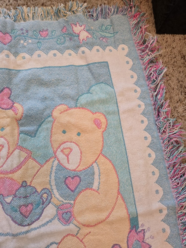 Teddy Bear Tea Party Tapestry