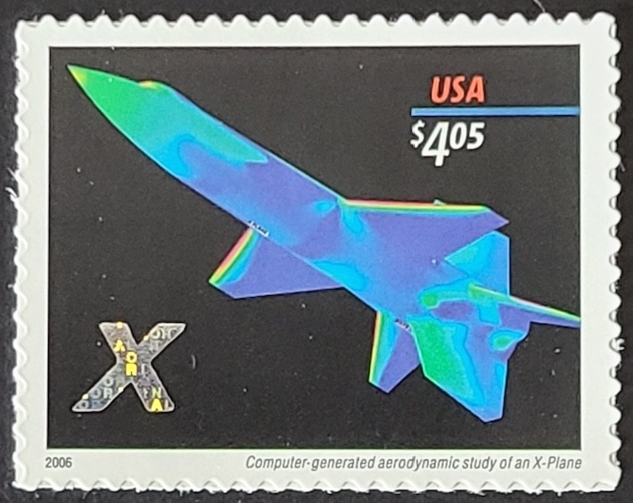 US 2006 #4018 $4.05 Priority Mail X-Plane MNH