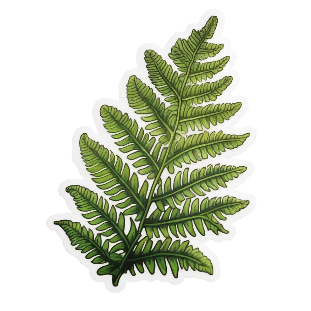 Fern Plant Leaf-Die-Cut Sticker