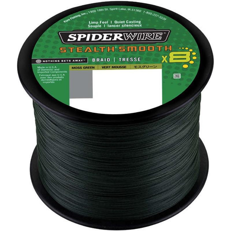 Spiderwire Steath Smooth 8 Braid 2000m Bulk Spools