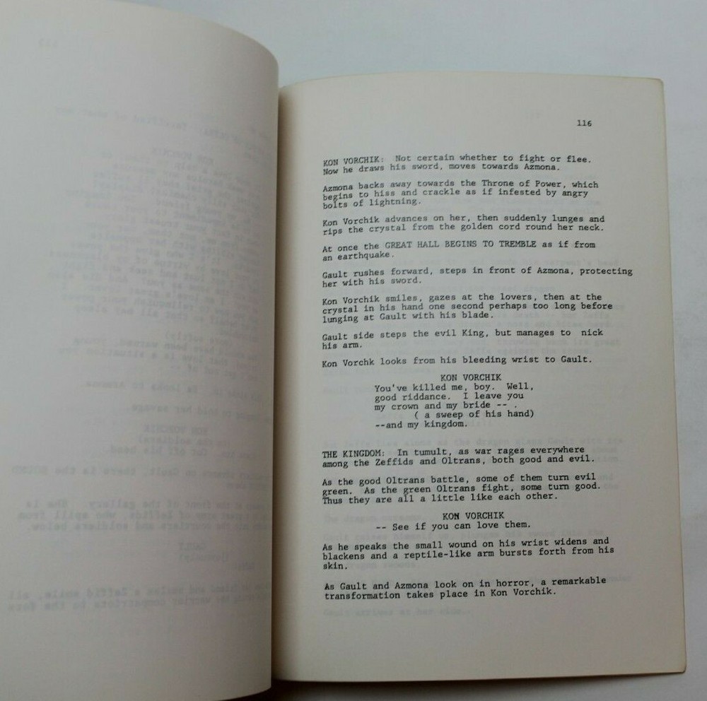 DUNGEONS & DEVILS / William Richert 1980's Unproduced Screenplay, Introvision