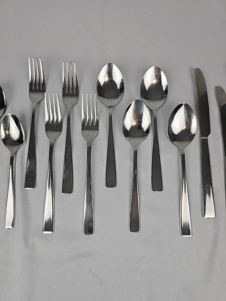 SERVICE FOR 4 Godinger CALHOUN Flatware Stainless Fork Knife Spoon