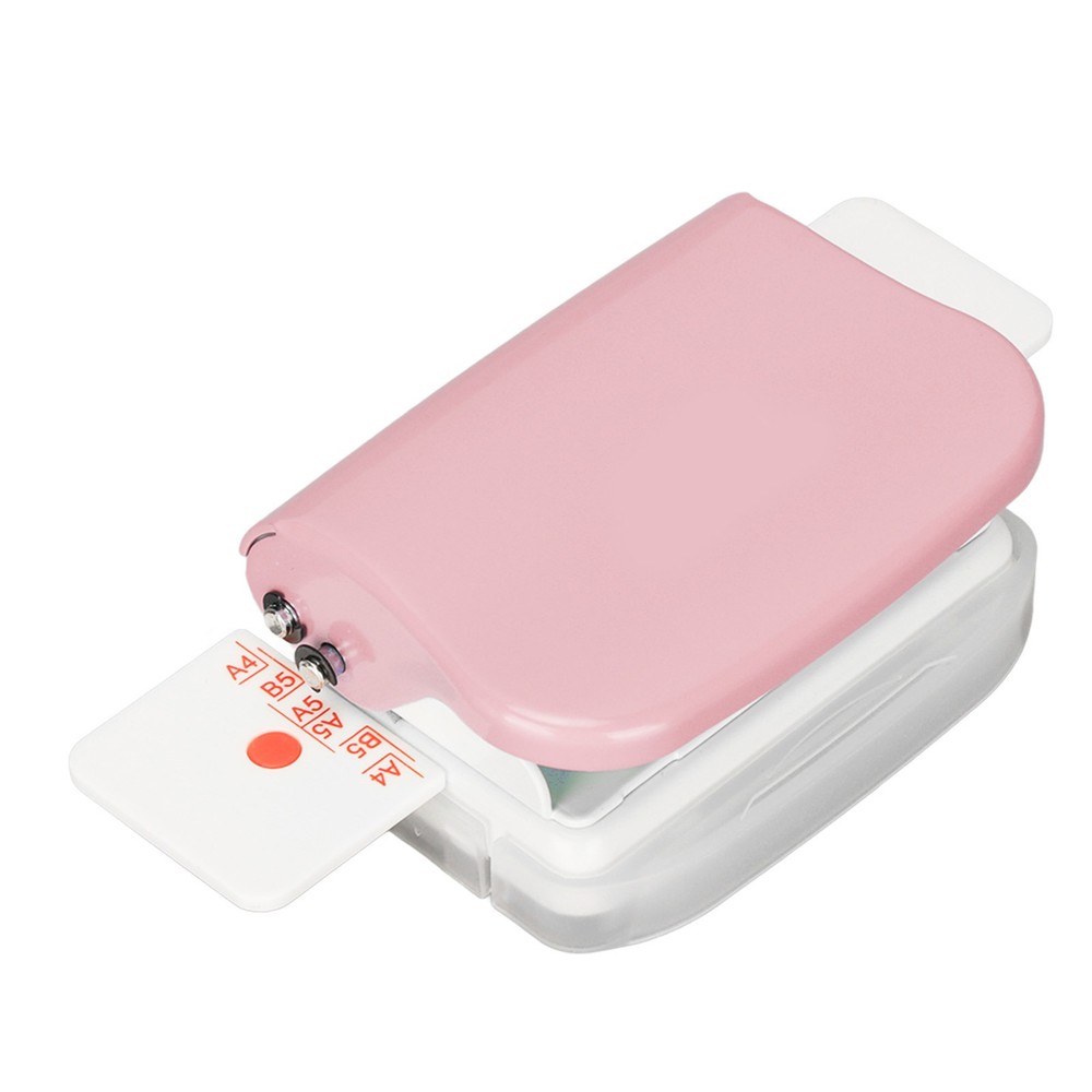 (3)6 Holes Cinch Book Binding Machine Mini Manual Binding Machine With Ruler⭐