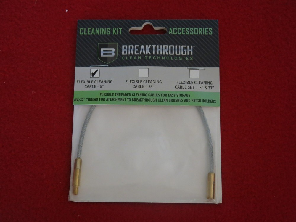 Breakthrough Flexible Cleaning 8"Cable (8-32 thread) Clean technologies Cheap