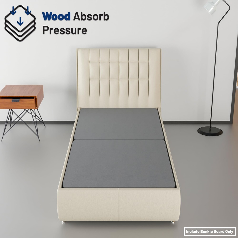 Spring Sleep 1.5in Split Bunkie Board Mattress Bed Support Fully Assembled