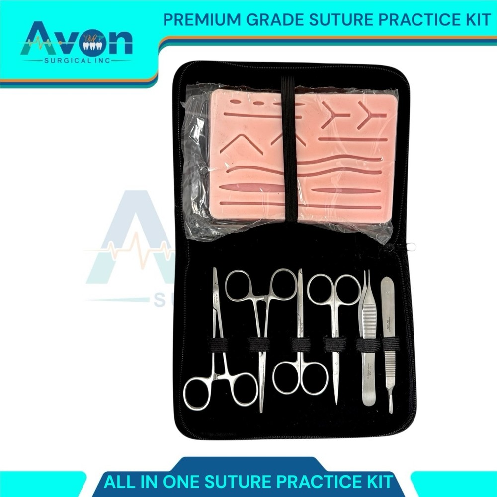 20PCS Practice Suture Kit for Training Student Use - Includes Essential Tools