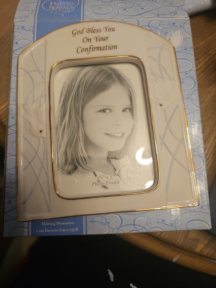 Precious Moments Confirmation Frame 3 1/2” X 5”