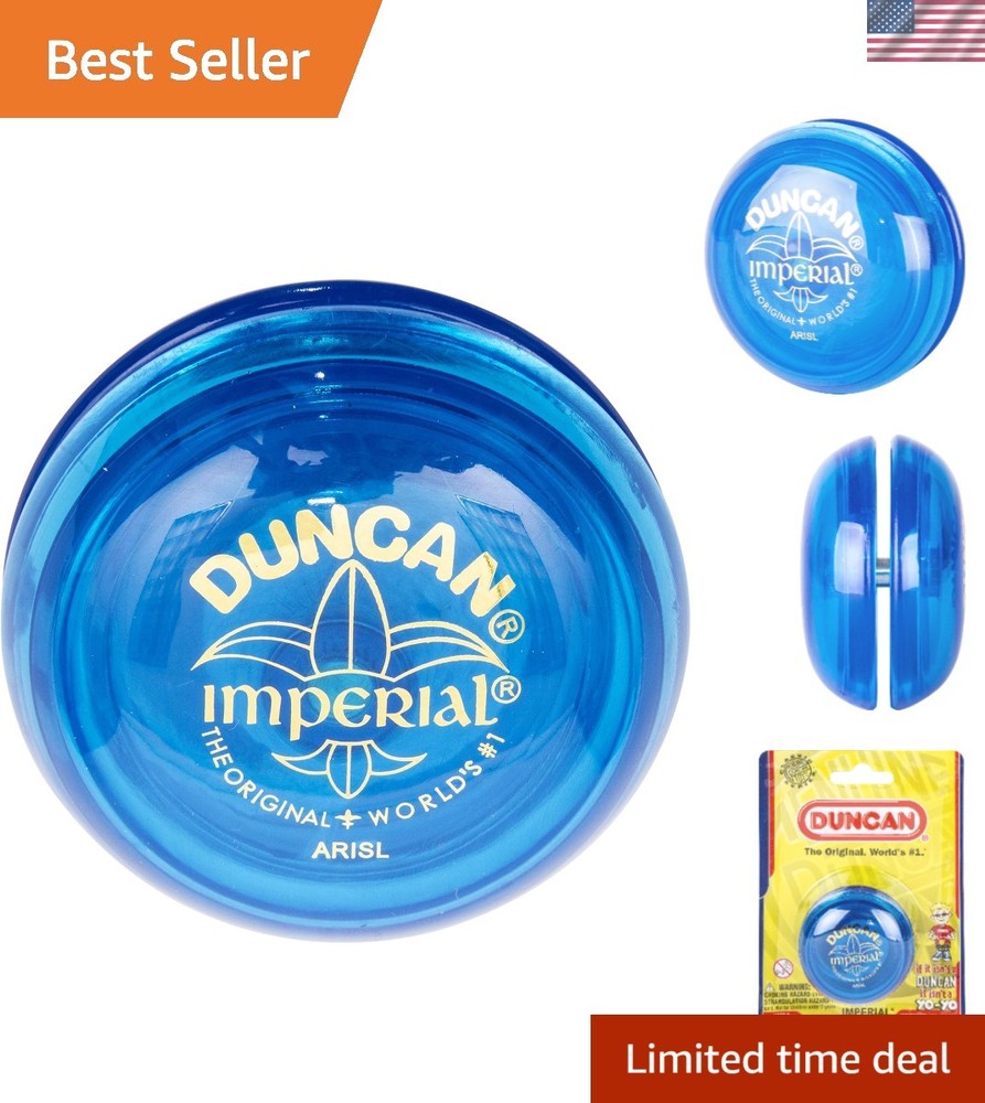 Durable Blue Imperial Yo-Yo - Perfect for Beginner Tricks and Learning