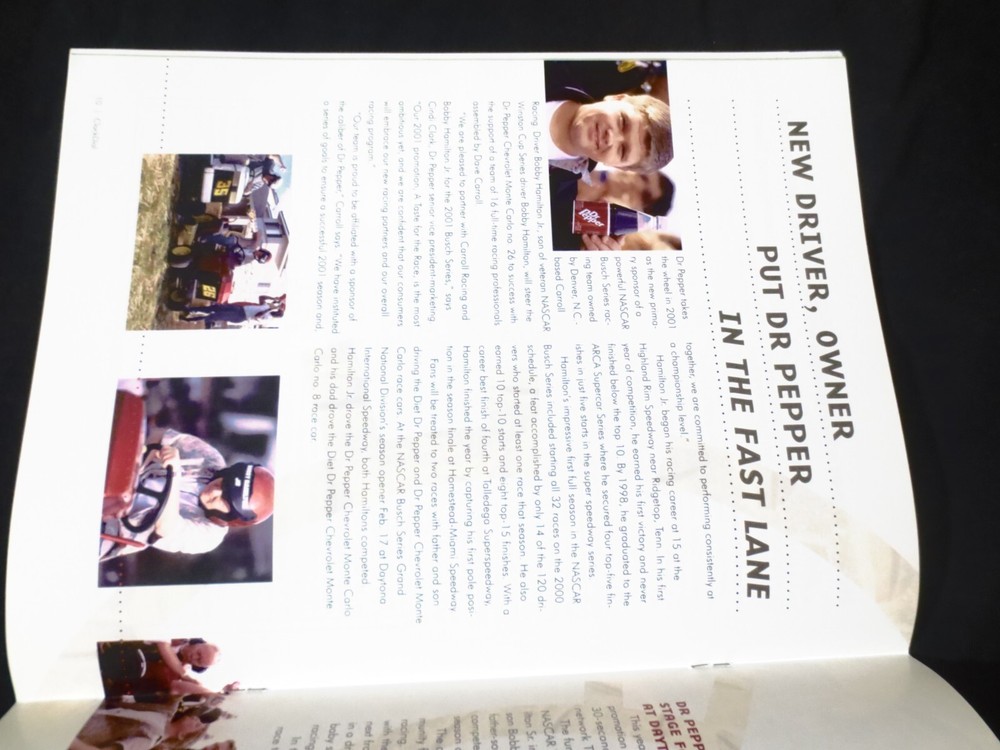 DR PEPPER CLOCK DIAL SPRING MARCH 2001 MAGAZINE