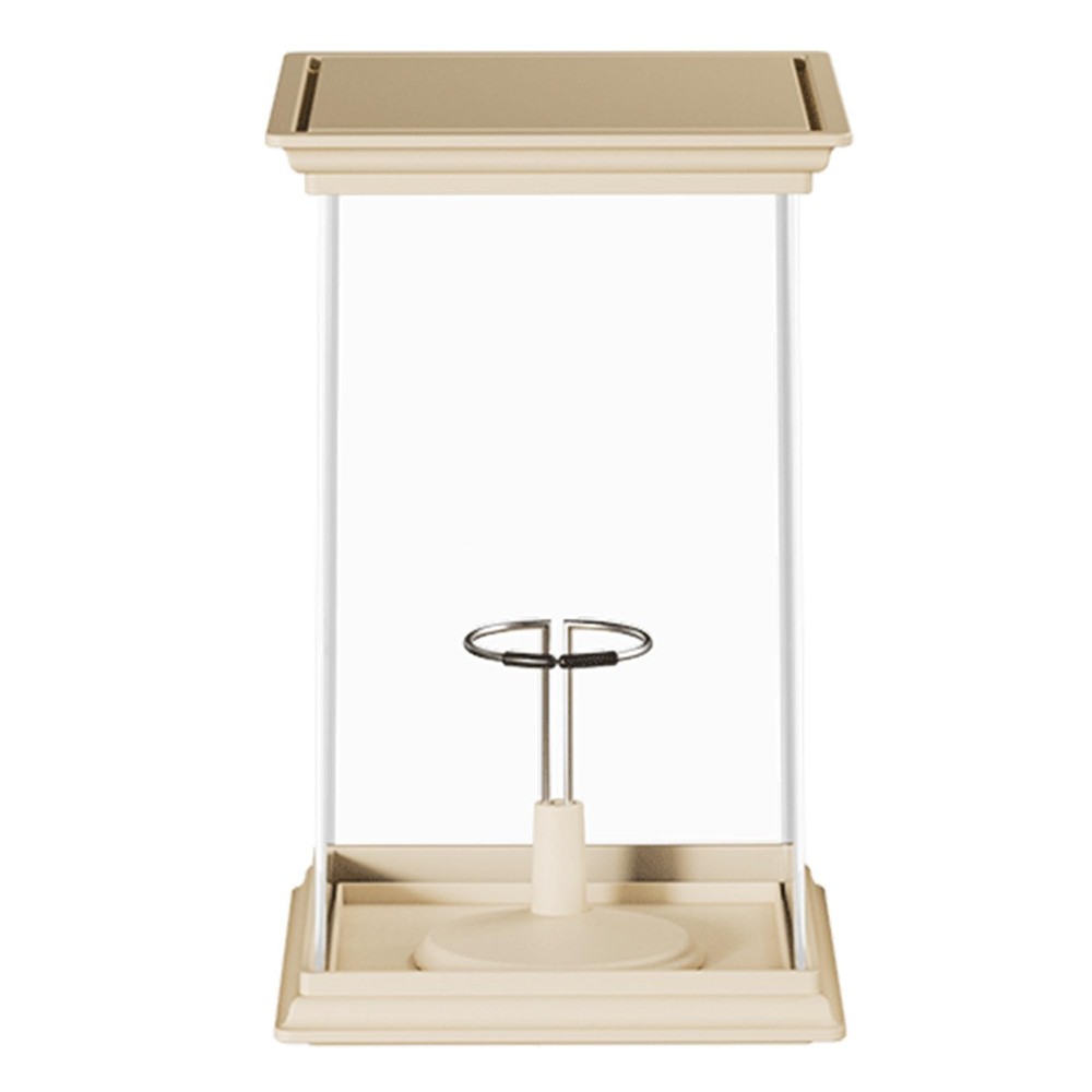 Clear Stackable Display Case , Transparent Display Box with Stand, Figurine D...