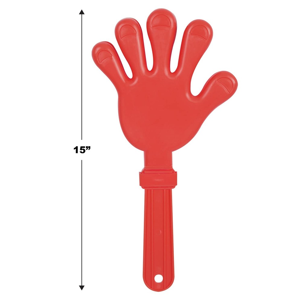 Red Giant Hand Shaped Clapper One Size,