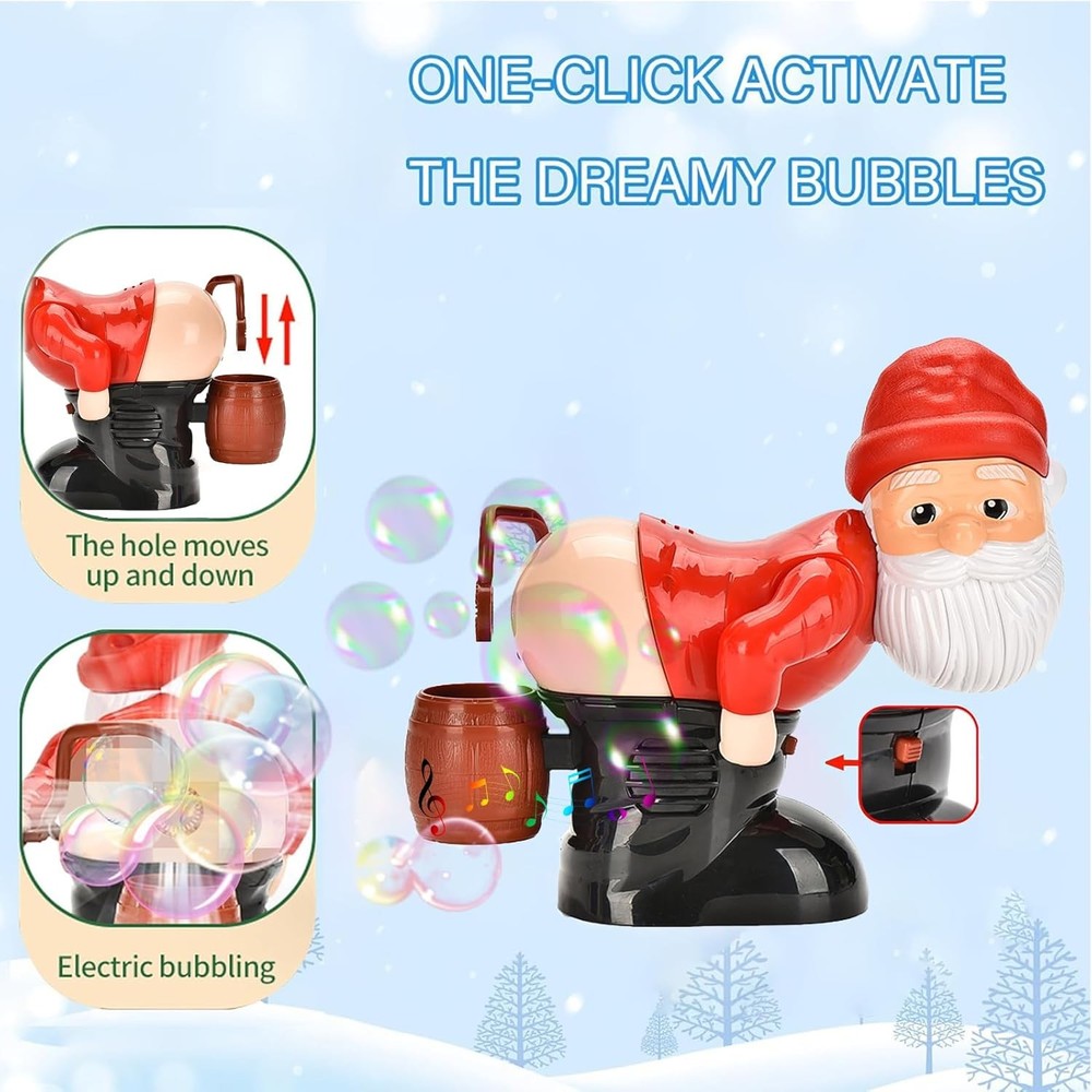 Santa Bubble Butt Blower, Claus Farting Machine