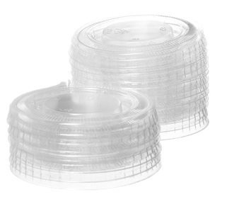 Crystalware, Disposable Plastic Portion Cup 100 Count (Pack of 1), clear