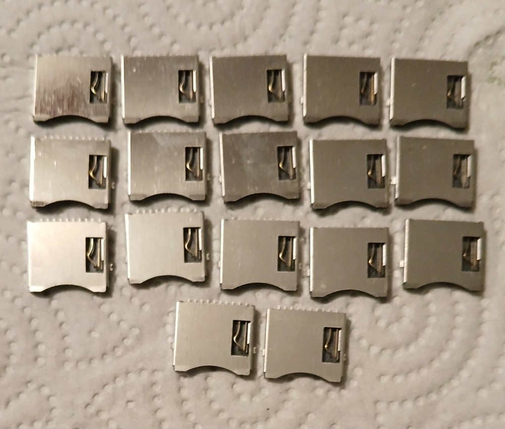 17 Pcs PCB Surface Mount Push-out Flip Type TF-10P Micro SD Memory Card Socket