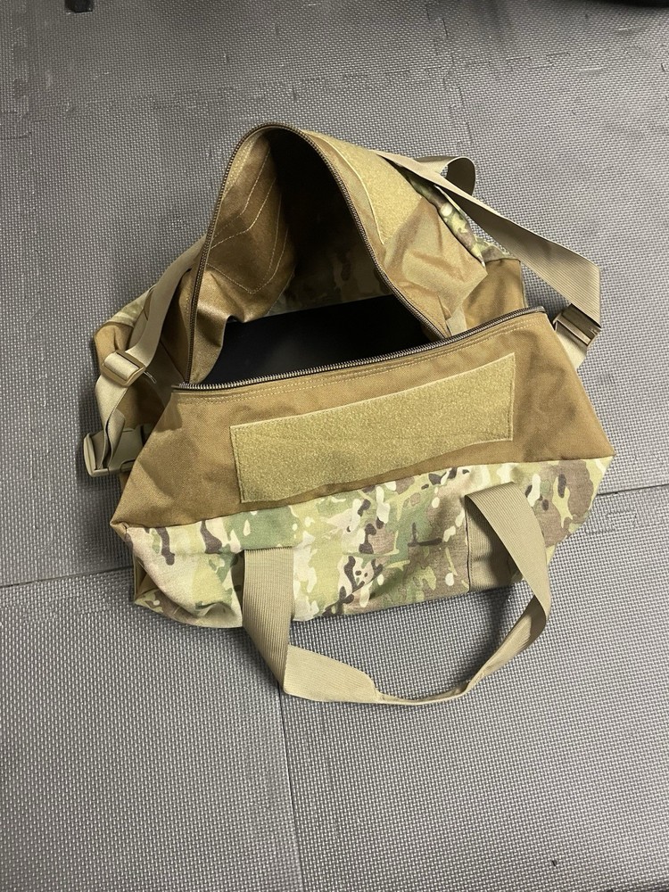 Multicam Tactical Duffel Bag With Shoulder Strap