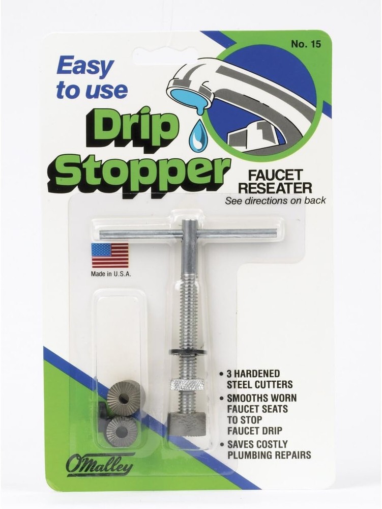 OMalley Repair Kit Valve Company Faucet Reseater Drip Stopper NO. 15