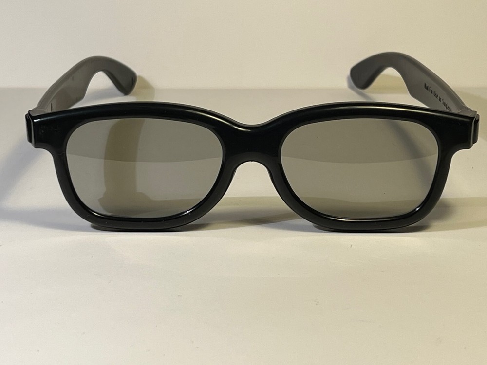 Stereoscopic 3D Glasses - Black - Real D - with Package - Passive