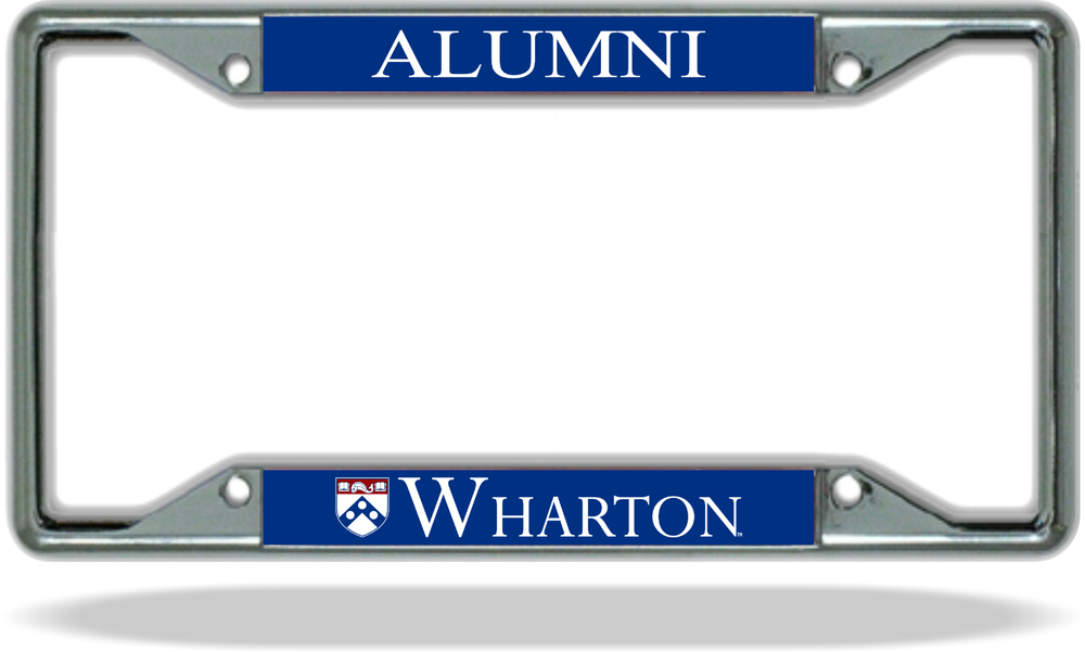 Pennsylvania Wharton ALUMNI License Plate Frame