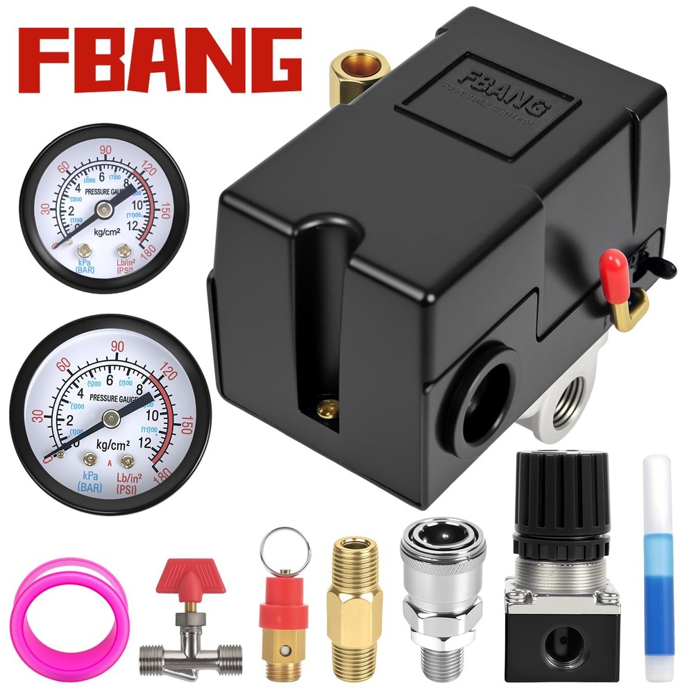 Air compressor shut off valveAir Compressor Pressure Switch Control Valve Pre...