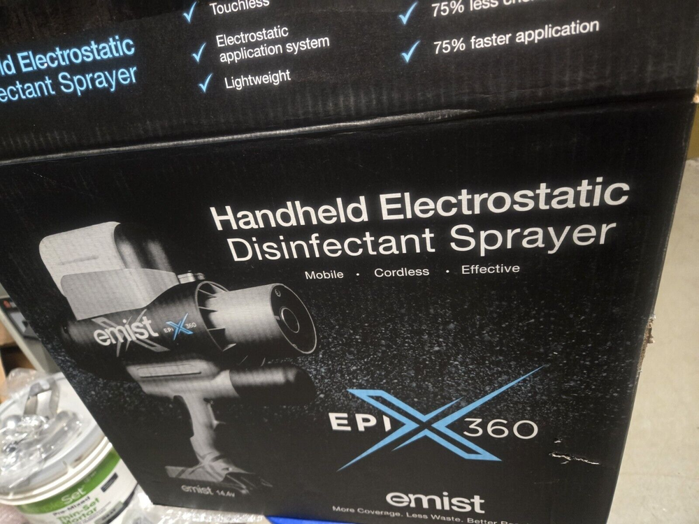 eMist Epix360 Electrostatic Sprayer & Case