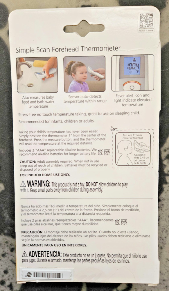 Safety 1st Simple Scan Forehead Thermometer