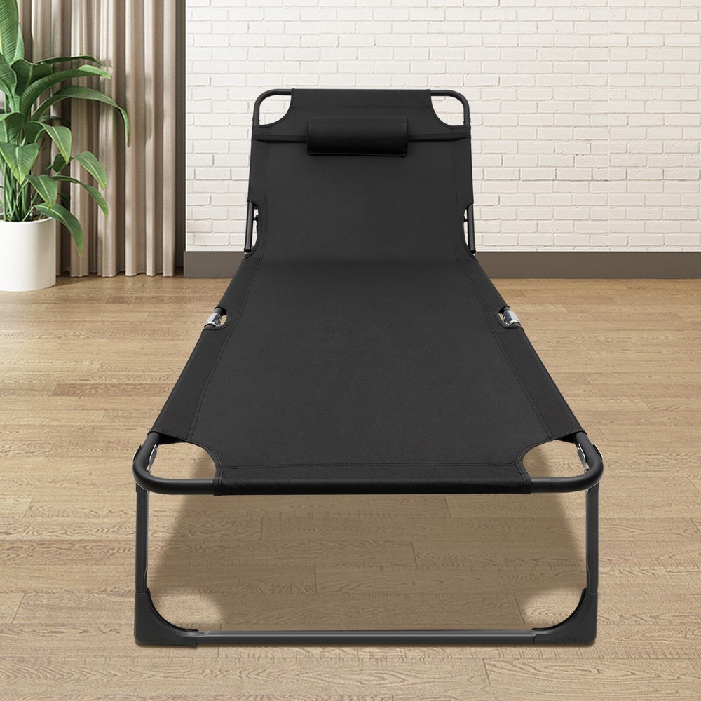 120kg/265lbs Folding Camping Cot Free Standing Rectangular Outdoor Camping Bed