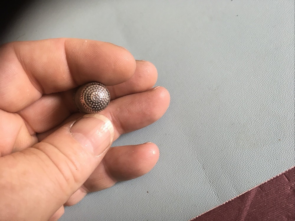 Antique Silver Thimble Dated Chester 1900