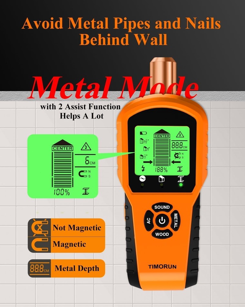 Innovative Wall Scanner with Depth Settings for Precise Home Installations