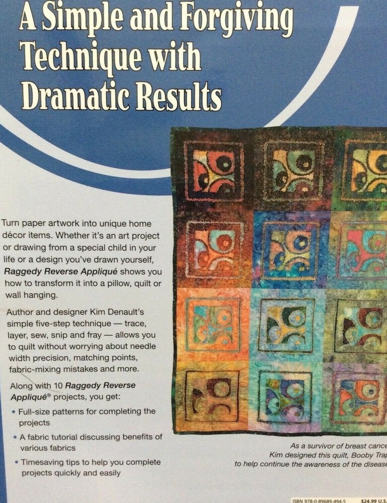 RAGGEDY REVERSE APPLIQUE BY KIM DENAULT