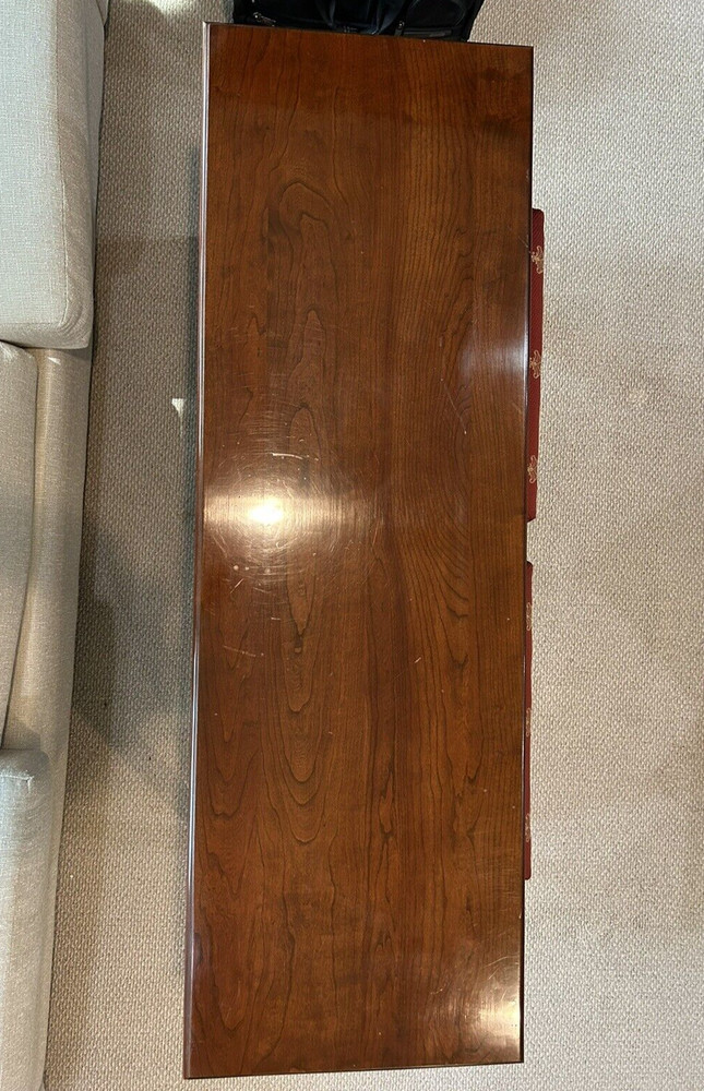 Harden Solid Cherry Sofa Consol Table & Bench Stool Set 52"