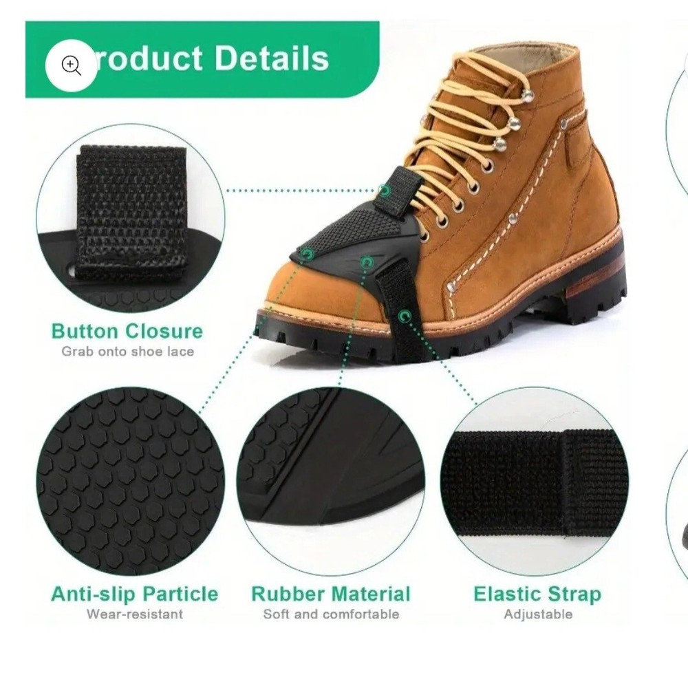 Motorcycle Shoe Boot Protector Shift Guard Cover Protective Gear Shifter Pad