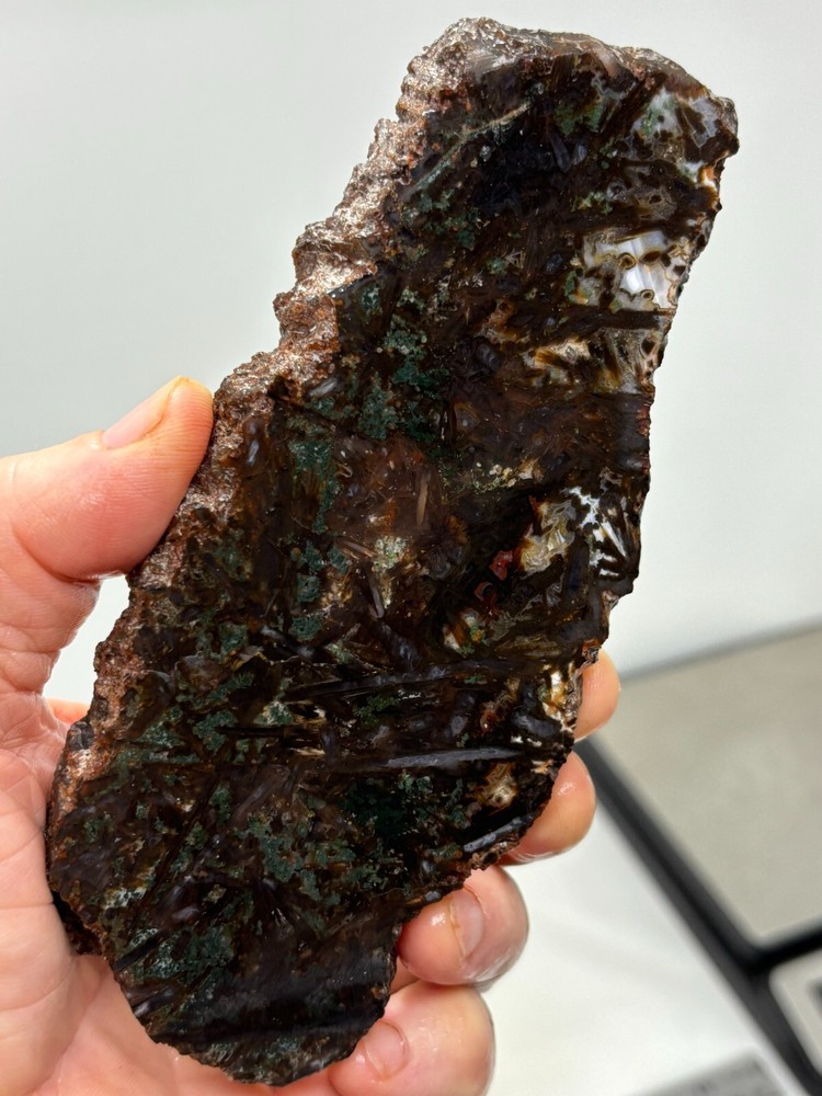 Turkish Stick Agate slab Cabbing Lapidary Collecting Combo Ship aval