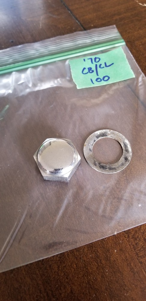 '70 Cb100 Steering Stem Nut/Washer