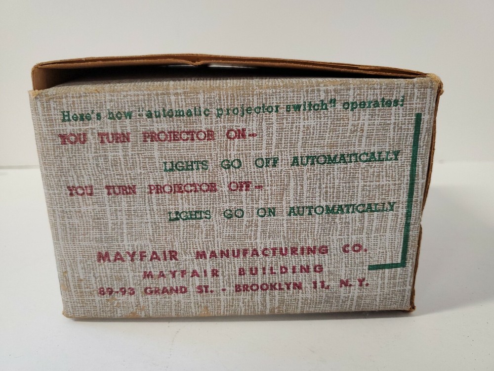 Automatic Projector Switch | Shuts lights on & off | Mayfair | w/ IB | $14 |