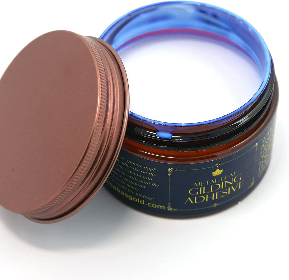 Gilding Adhesive Professional Quality, Water Based Gold Leaf Sheets Size 120Ml