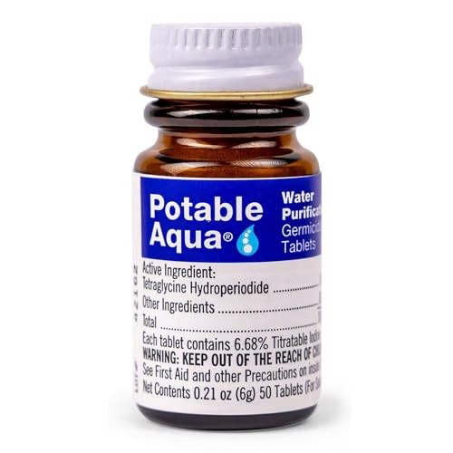 Water Purification Treatment Tablets 50 Count