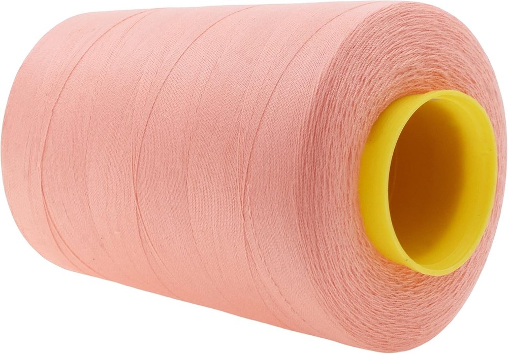 4 Pack of Serger Threads Cones Spools - 40S/2 24000 Yards Polyester Blush Thr...
