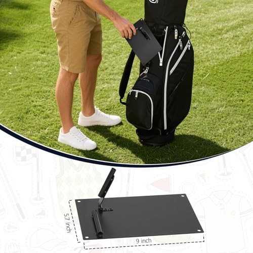 Pro Golf Alignment Sticks Holder – Adjustable Swing Plane Trainer with Easy