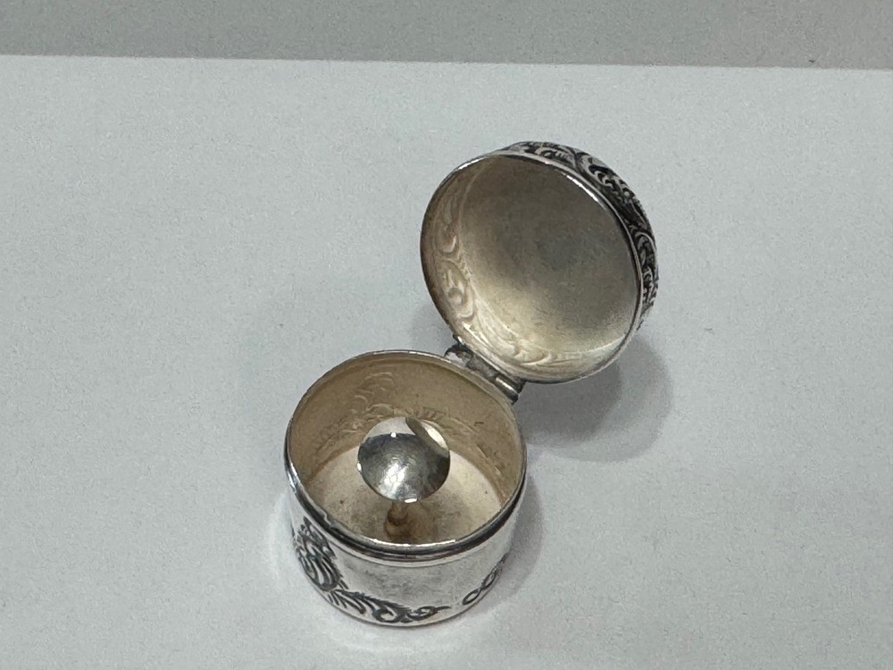 Antique Sterling Silver La Pierre Thimble Holder for Chatelaine circa 1900