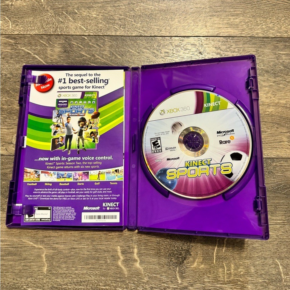 XBOX 360 Kinect Sports Game